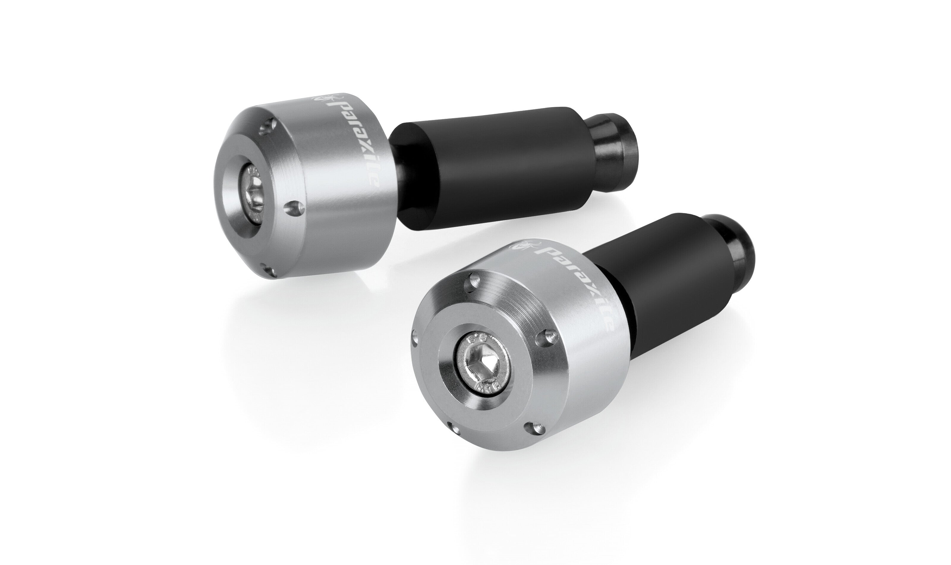 Buy silver Paraxite CNC Machined Aluminium Bar-Ends - Universal