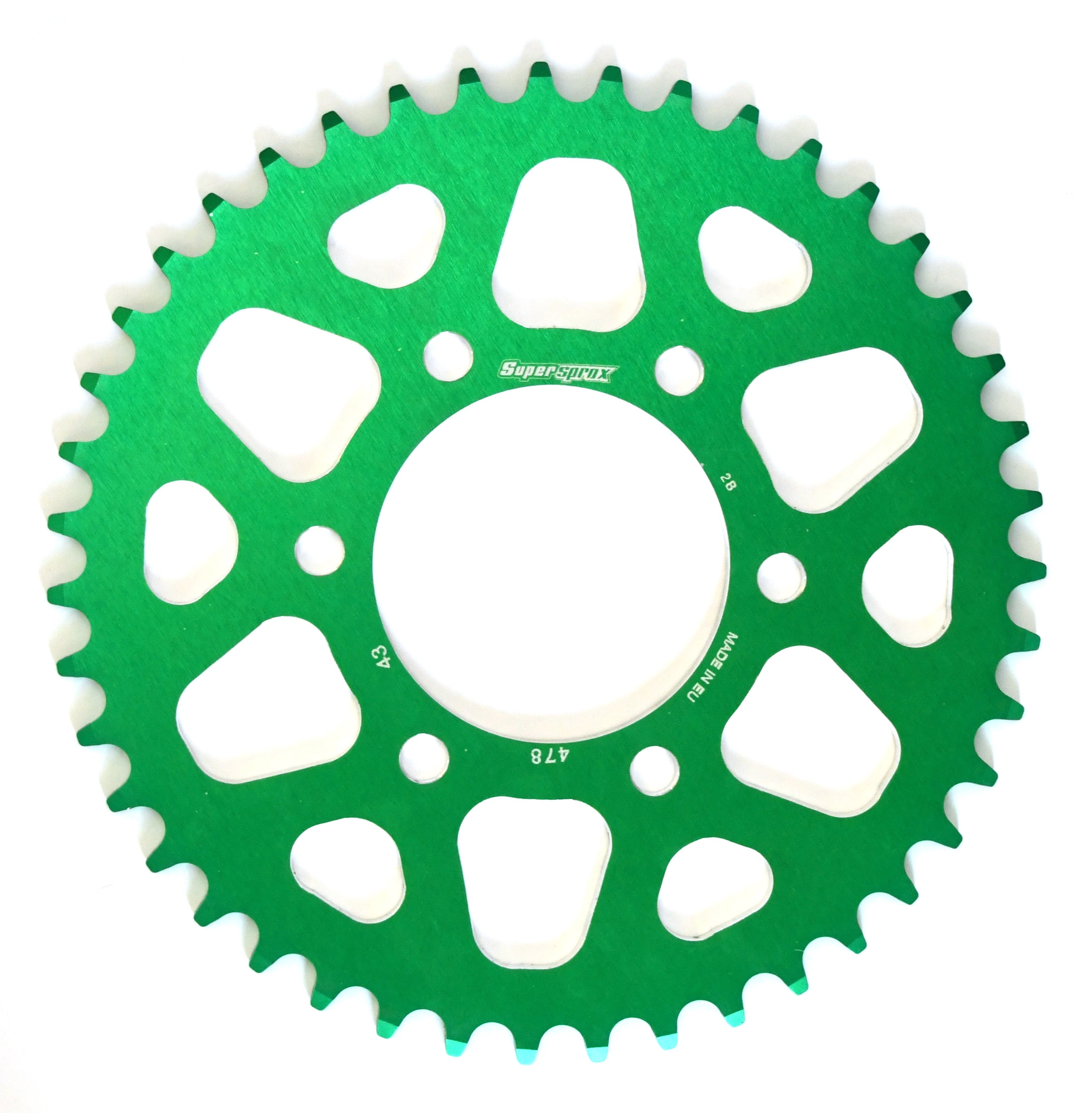 Buy green Supersprox Aluminium Rear Sprocket RAL-478:41 - 520 Conversion