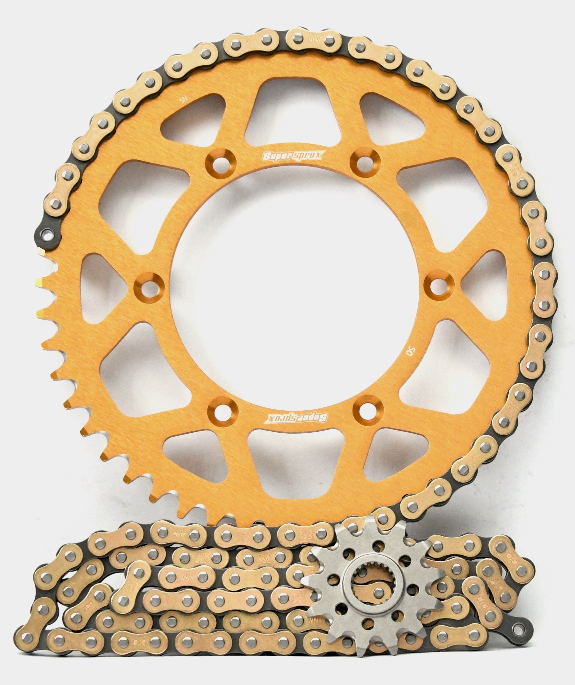 Supersprox Chain & Aluminium Sprocket Kit for Kawasaki KX250F 2006> - Choose Your Gearing