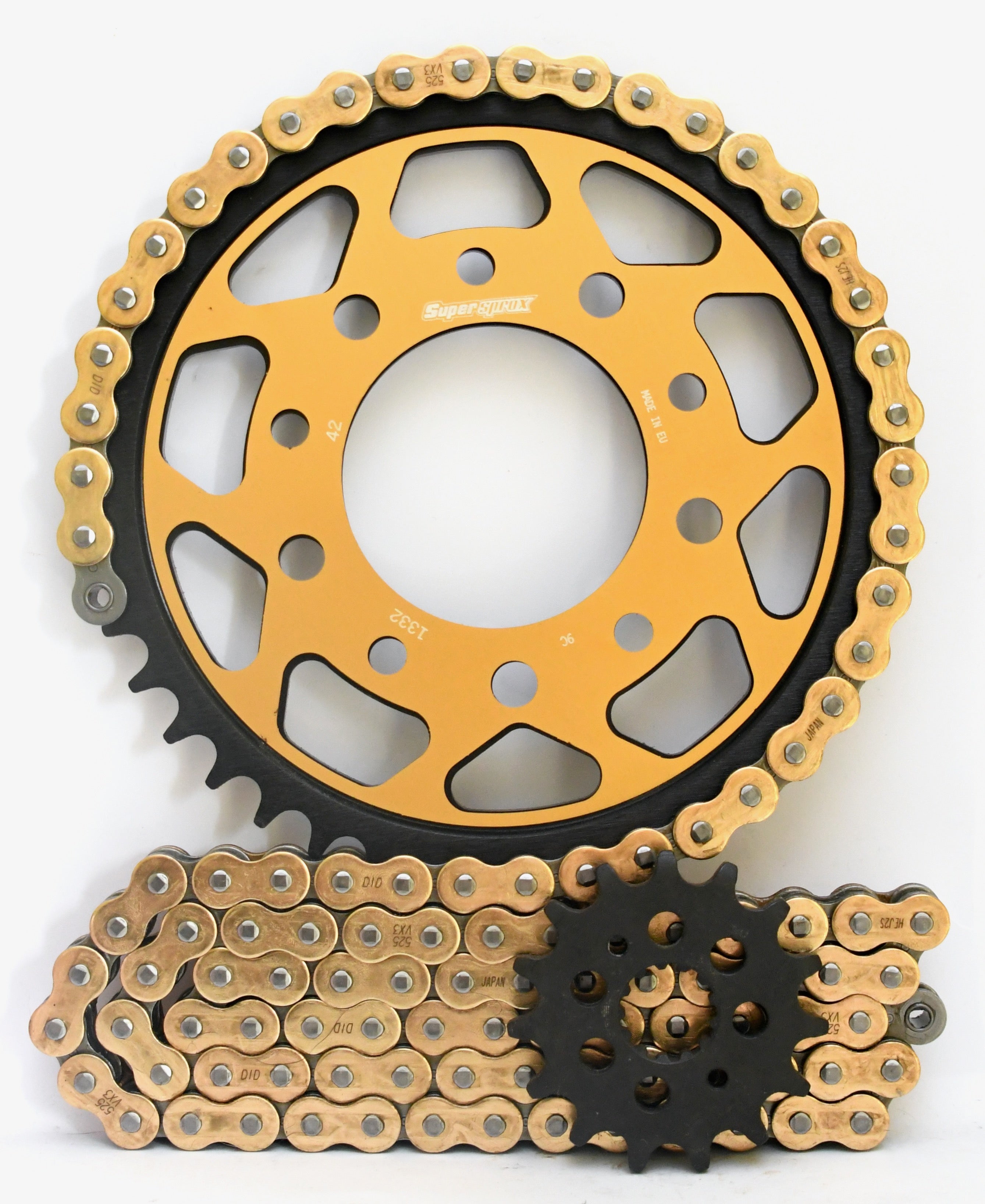 Supersprox Chain and Steel Sprocket Kit - Honda CRF1000/1100 Africa Twin 2016> - Standard Gearing