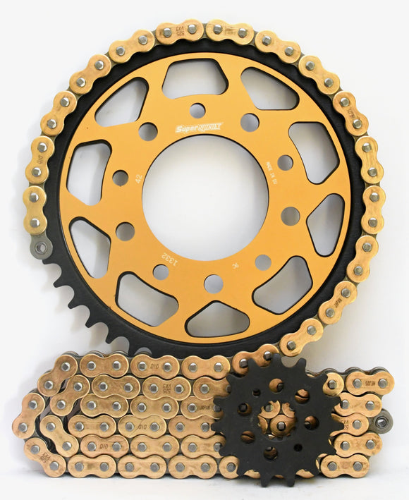 Supersprox Steel Edge Chain & Sprocket Kit for Triumph Speedmaster 800 2002-2005 - Standard Gearing