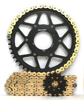 Supersprox Steel Edge Chain & Sprocket Kit for KTM 390 RC and Duke - Standard Gearing