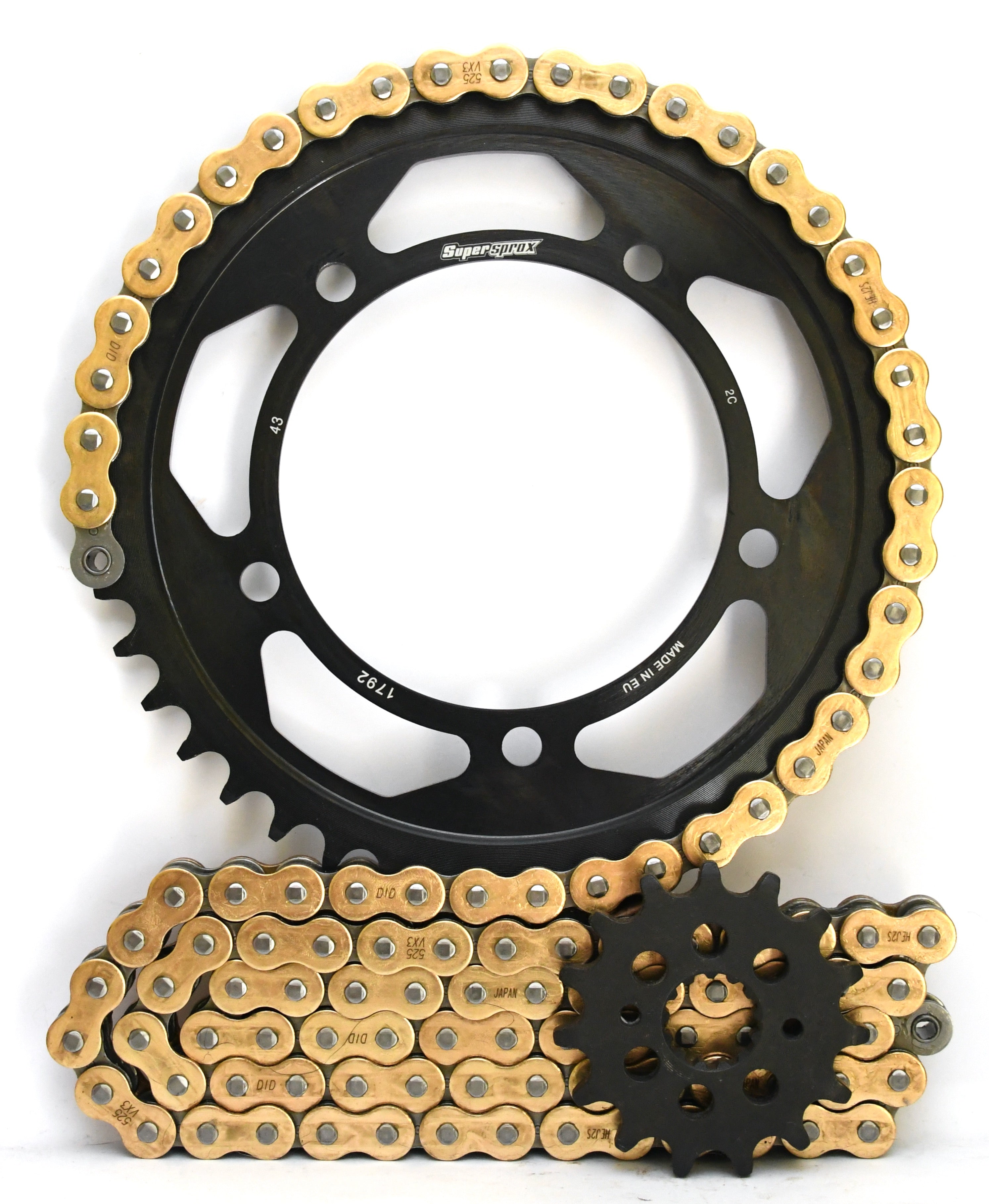 Supersprox Chain & Steel Sprocket Kit for Suzuki GSX-R 600 06-10 - Standard Gearing