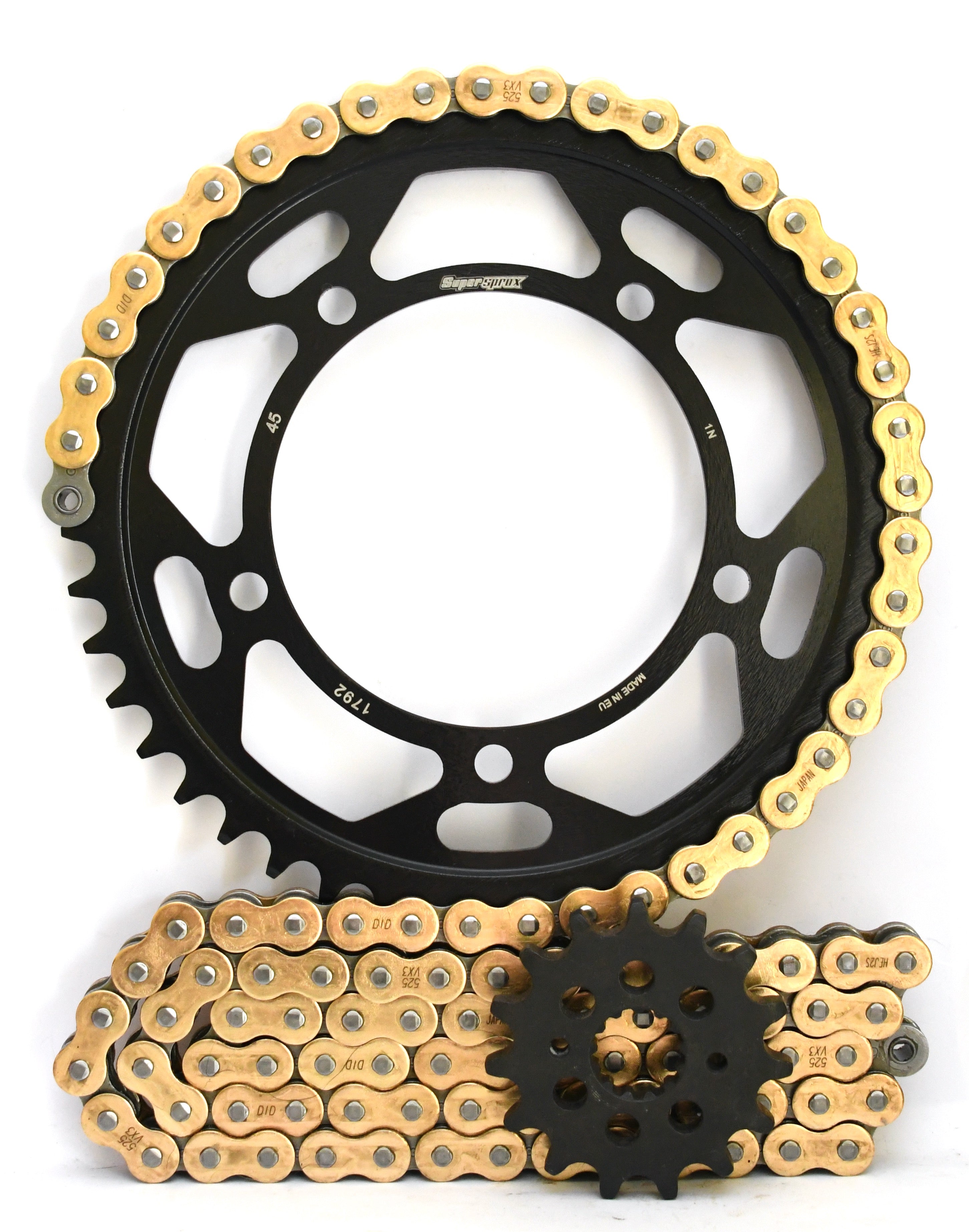 Supersprox Steel Chain & Sprocket Kit for Suzuki GSX-R 600 01-03 - Standard Gearing