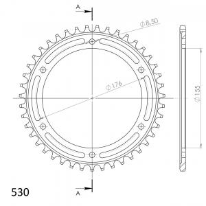 Supersprox Steel Edge Rear Sprocket RFA-2011:42