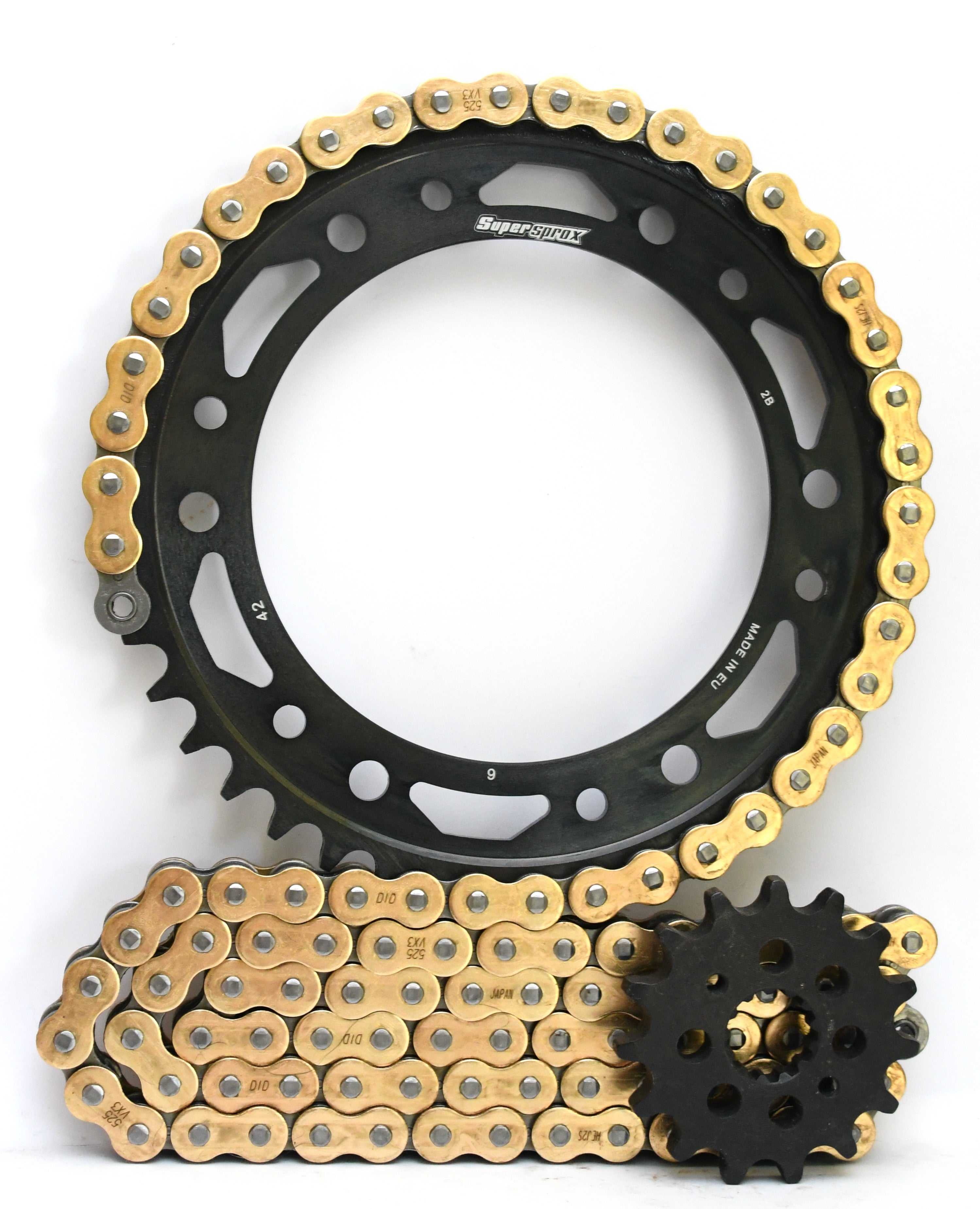 Supersprox Chain and Steel Sprocket Kit - BMW F800GS 2008-2018 - Standard Gearing