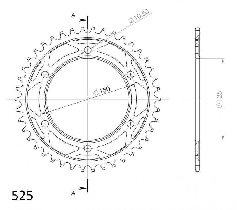 Supersprox Rear Sprocket RST-899 - Choose Your Gearing