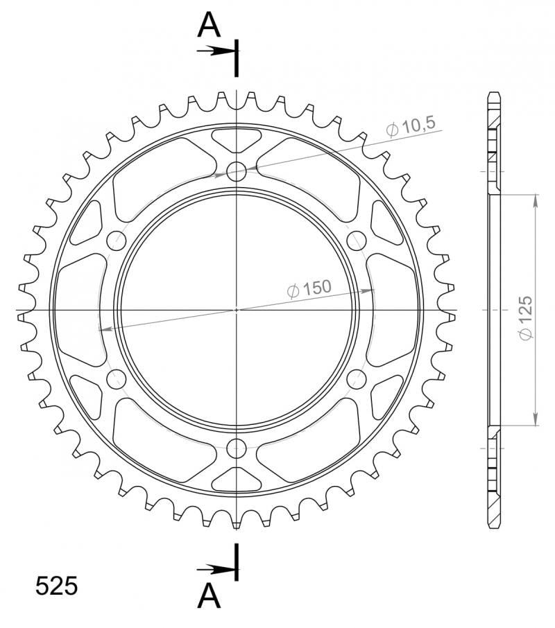 Supersprox Rear Sprocket RST-899 - Choose Your Gearing