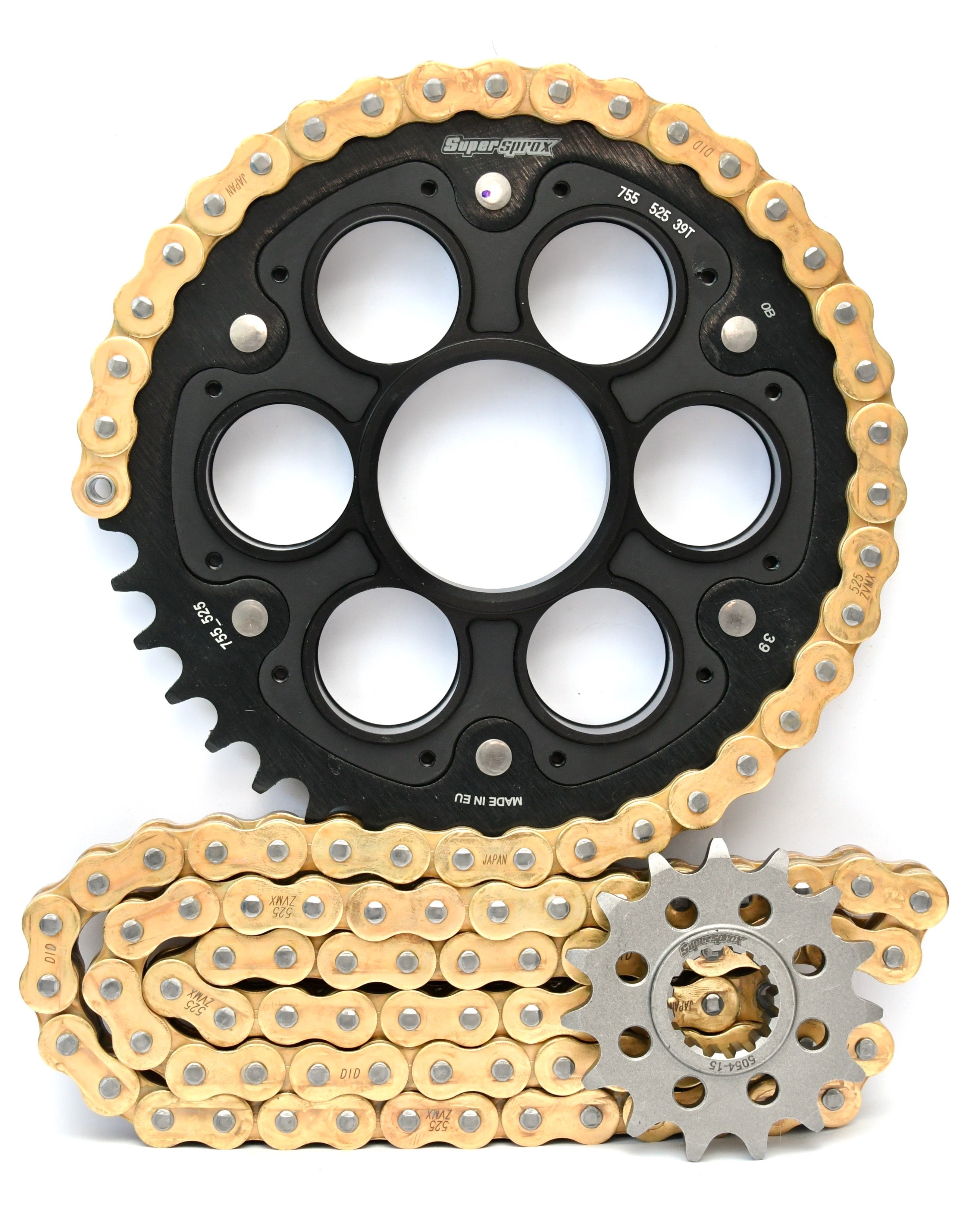 Supersprox Chain & Sprocket Kit for Ducati Panigale V4 and V4S - Standard Gearing