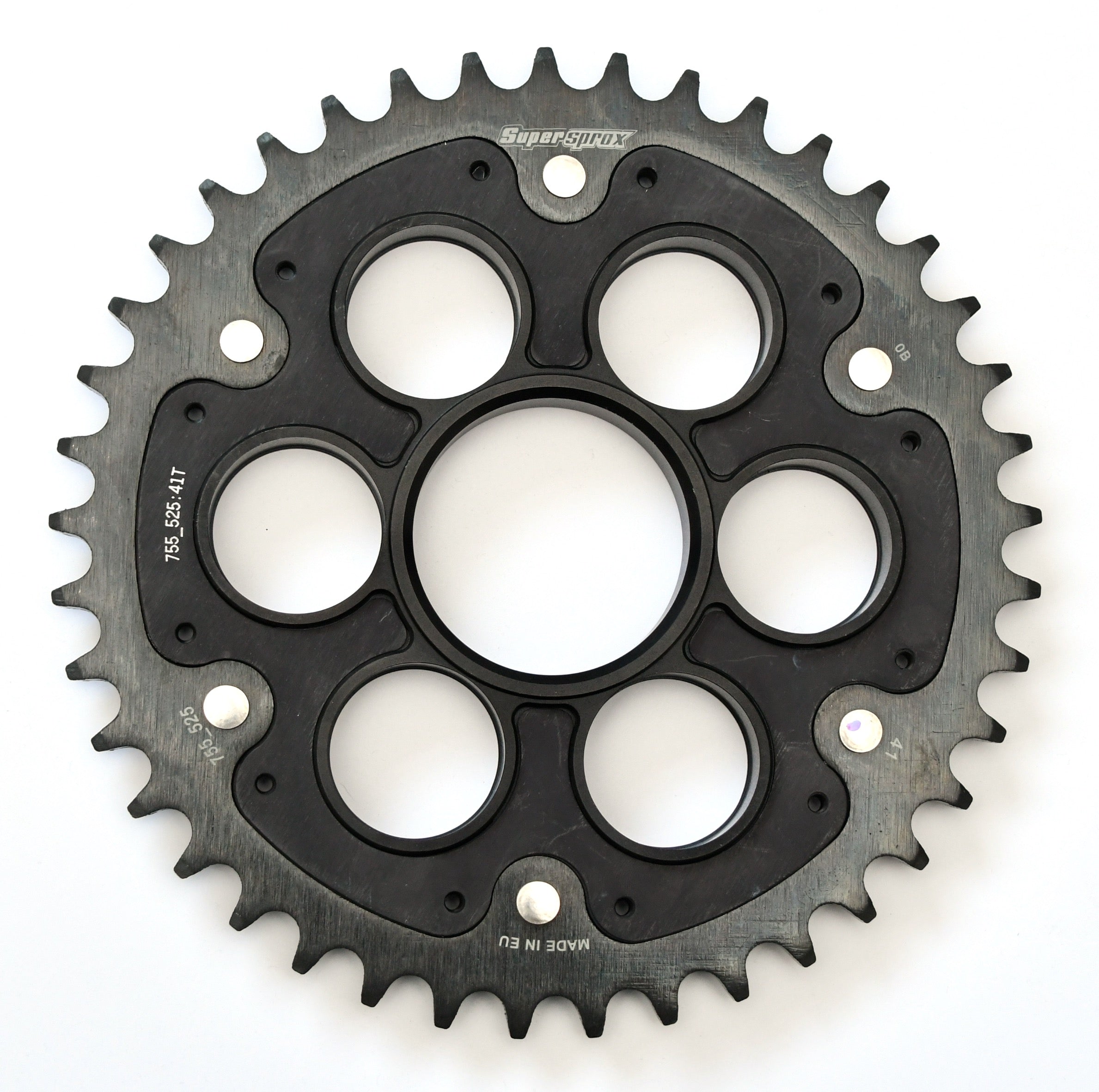 Supersprox Stealth Edge Rear Sprocket RSA-755_520:41-BLK - 520 Conversion