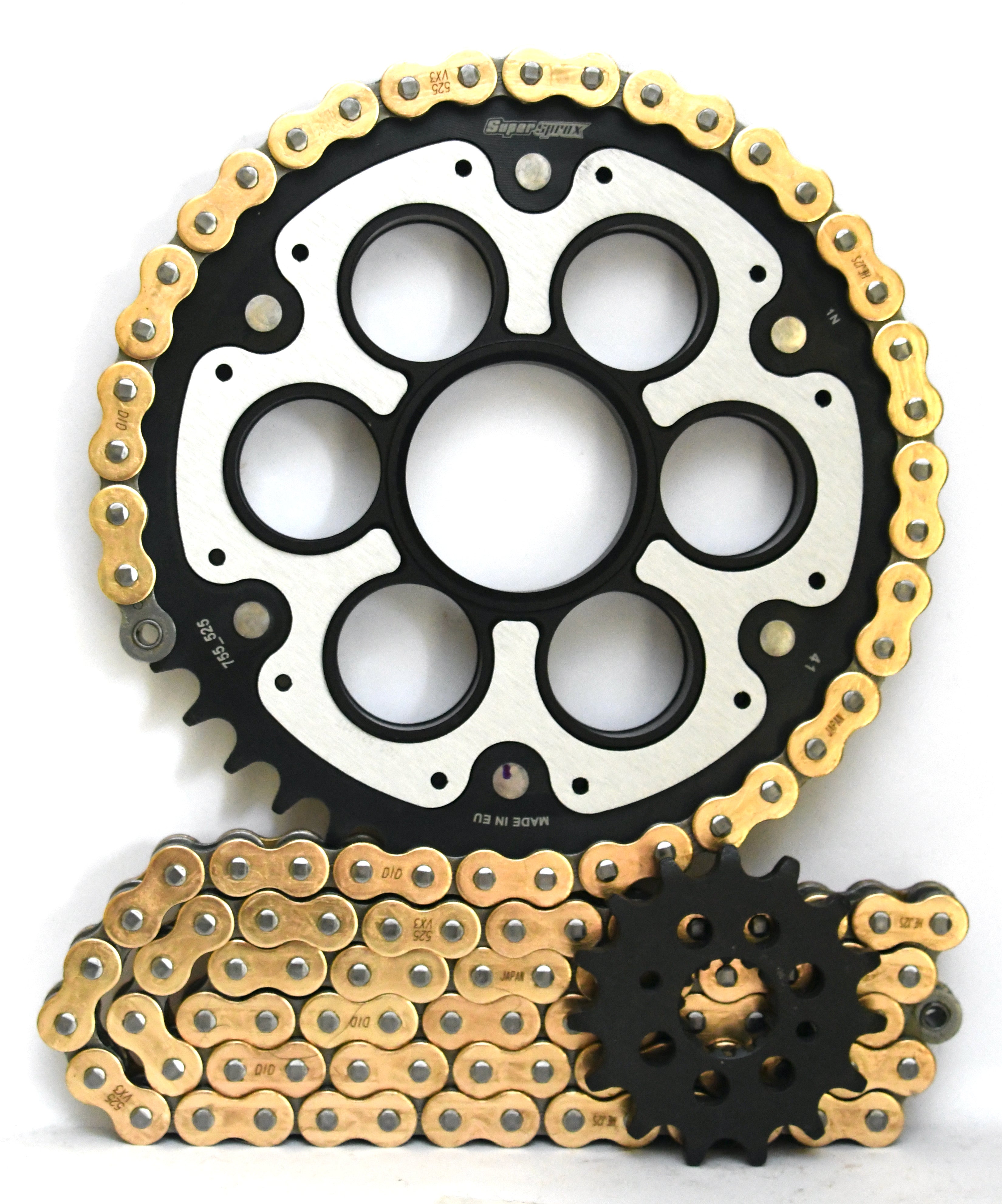 Supersprox Chain & Sprocket Kit for Ducati 1098 and 1198 - Standard Gearing