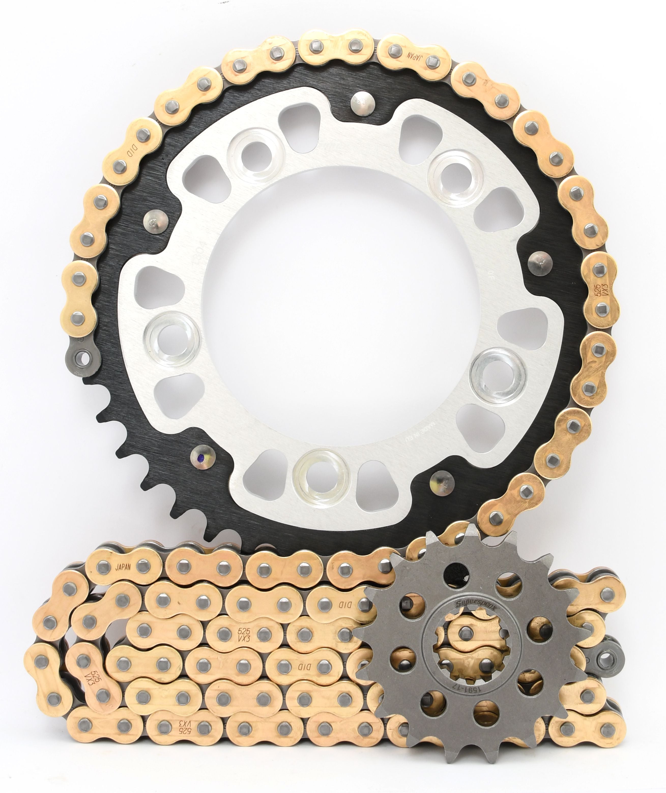 Supersprox Chain & Sprocket Kit for Honda CB 650 F/R 2014> - Standard Gearing