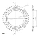 Supersprox Stealth Rear Sprocket RST-1306:42-4