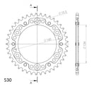 Supersprox Stealth Rear Sprocket RST-1306:44-3