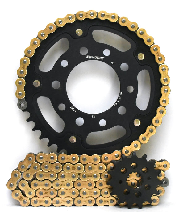 Supersprox Stealth Chain & Sprocket Kit for Triumph Speedmaster 865 2005-2014 - Standard Gearing