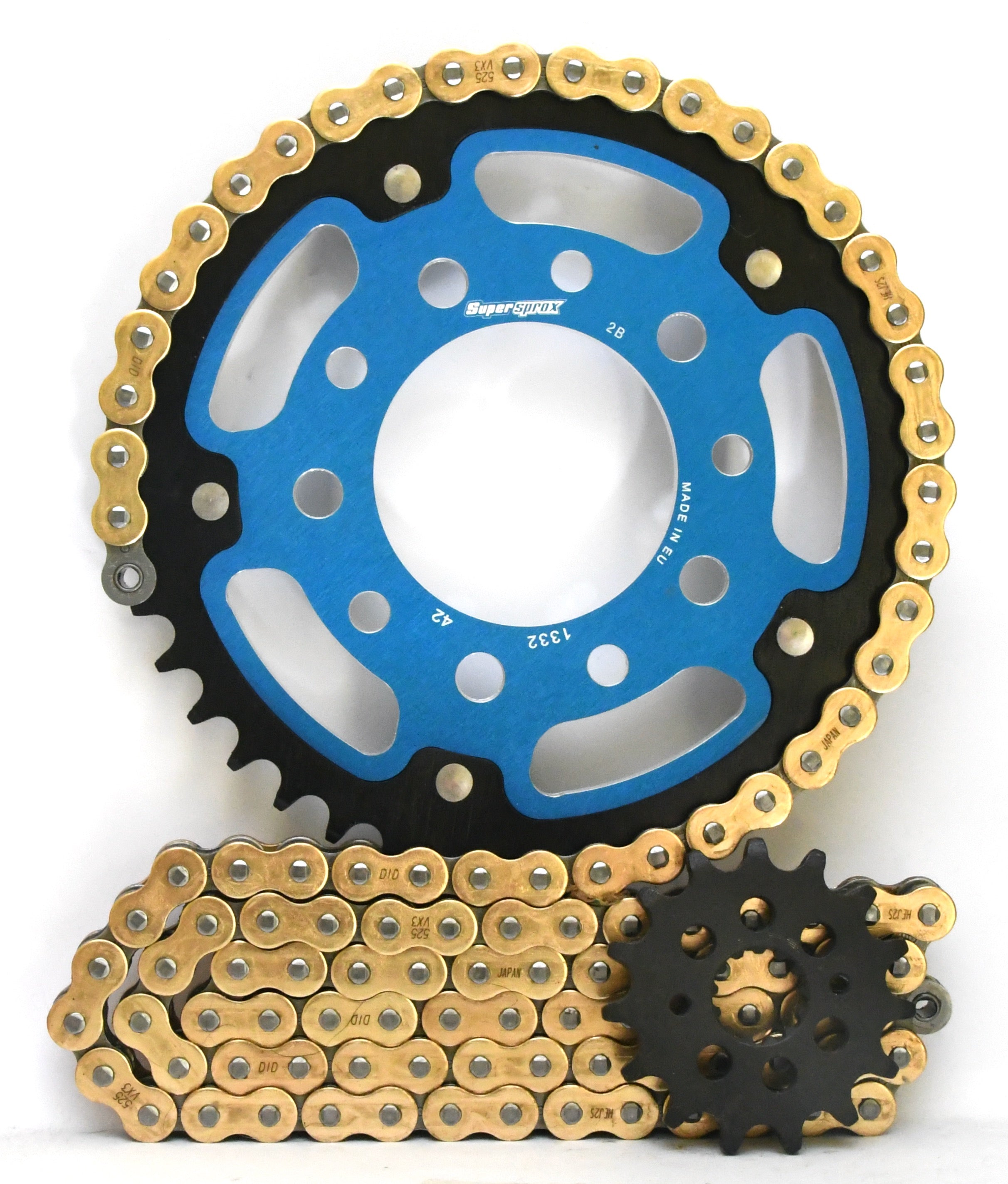 Supersprox Stealth Chain & Sprocket Kit for Triumph America 800 2002-2006 - Standard Gearing