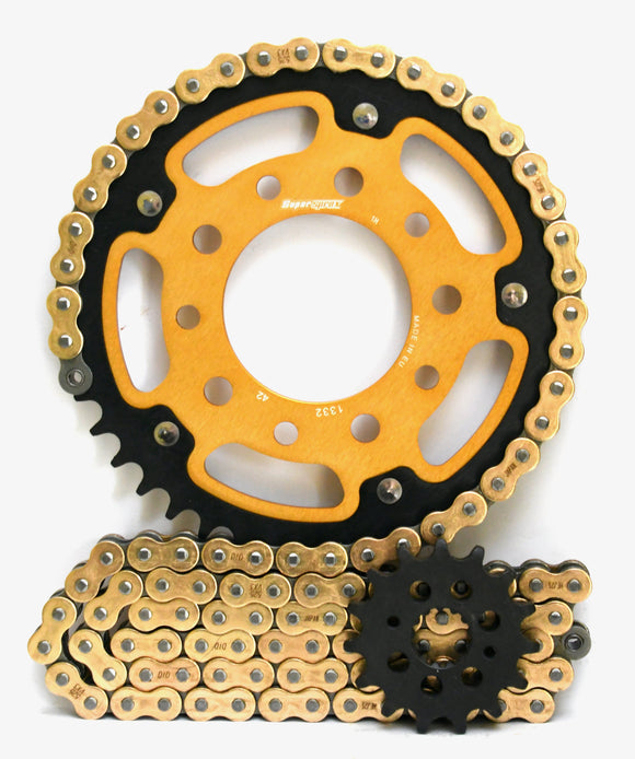 Supersprox Stealth Chain & Sprocket Kit for Triumph Speedmaster 800 2002-2005 - Standard Gearing