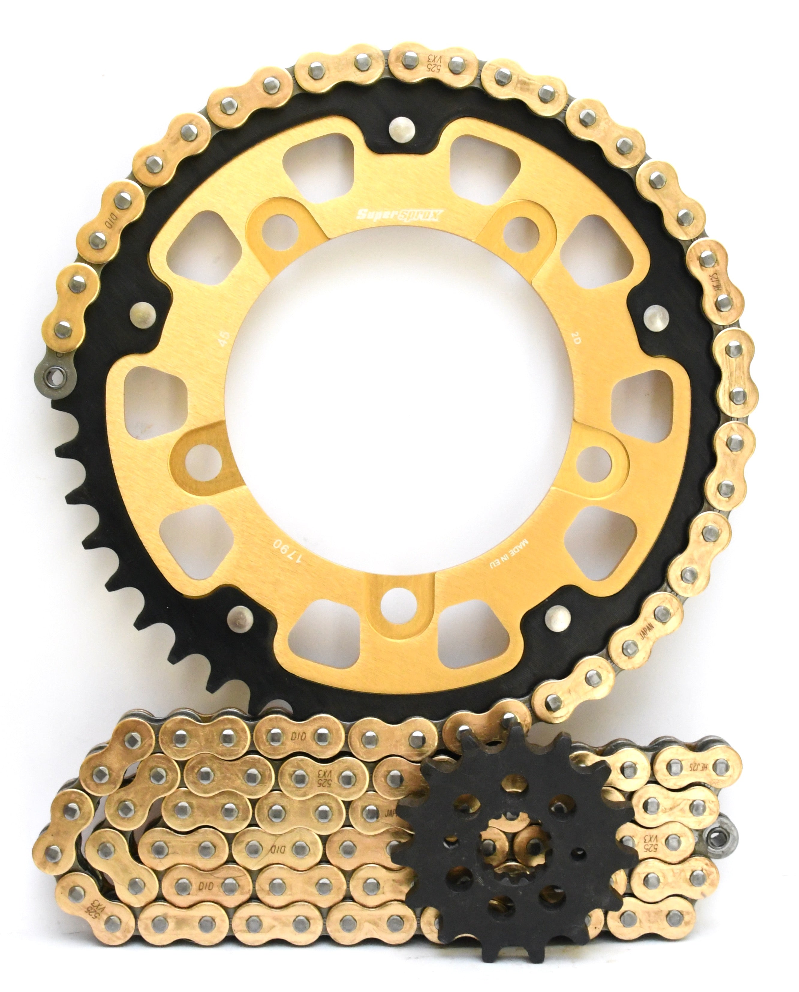 Supersprox Chain and Sprocket Kit - BMW  F750/850GS (Inc Adventure) F900R(XR) - Standard Gearing