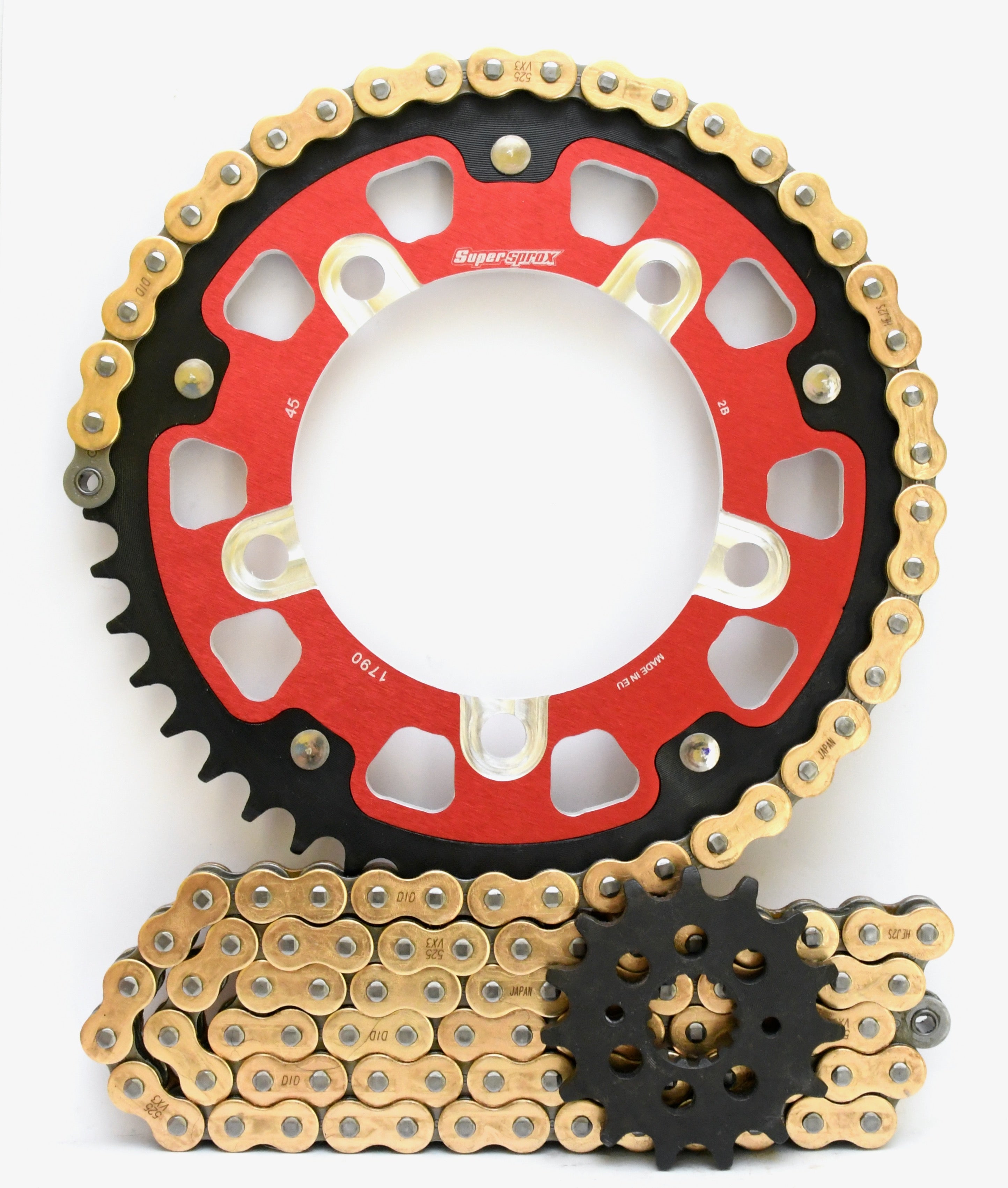 Supersprox Chain and Sprocket Kit - BMW  F750/850GS (Inc Adventure) F900R(XR) - Standard Gearing