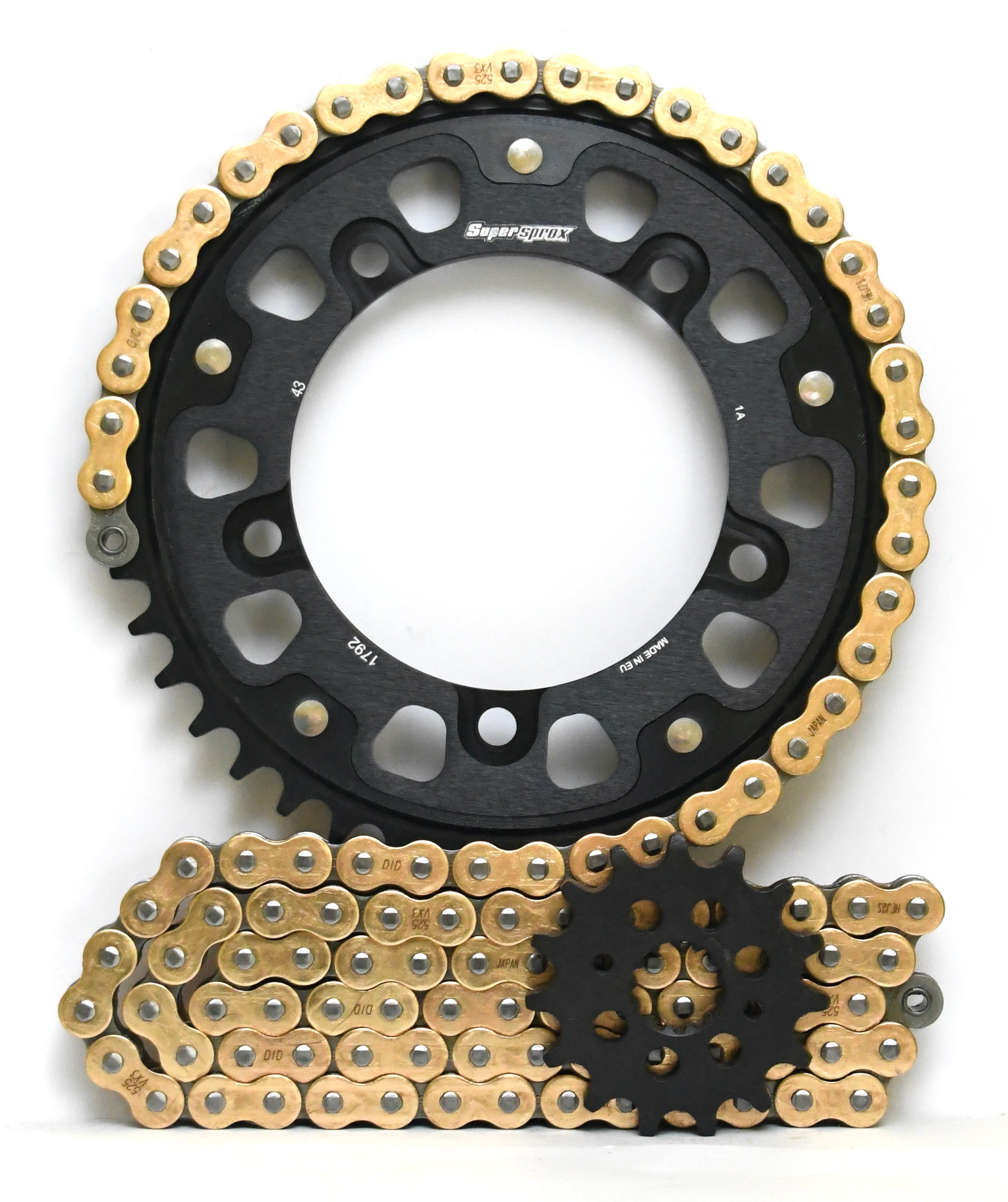 Supersprox Chain & Sprocket Kit for Triumph Bonneville 865 2007-2014 - Standard Gearing