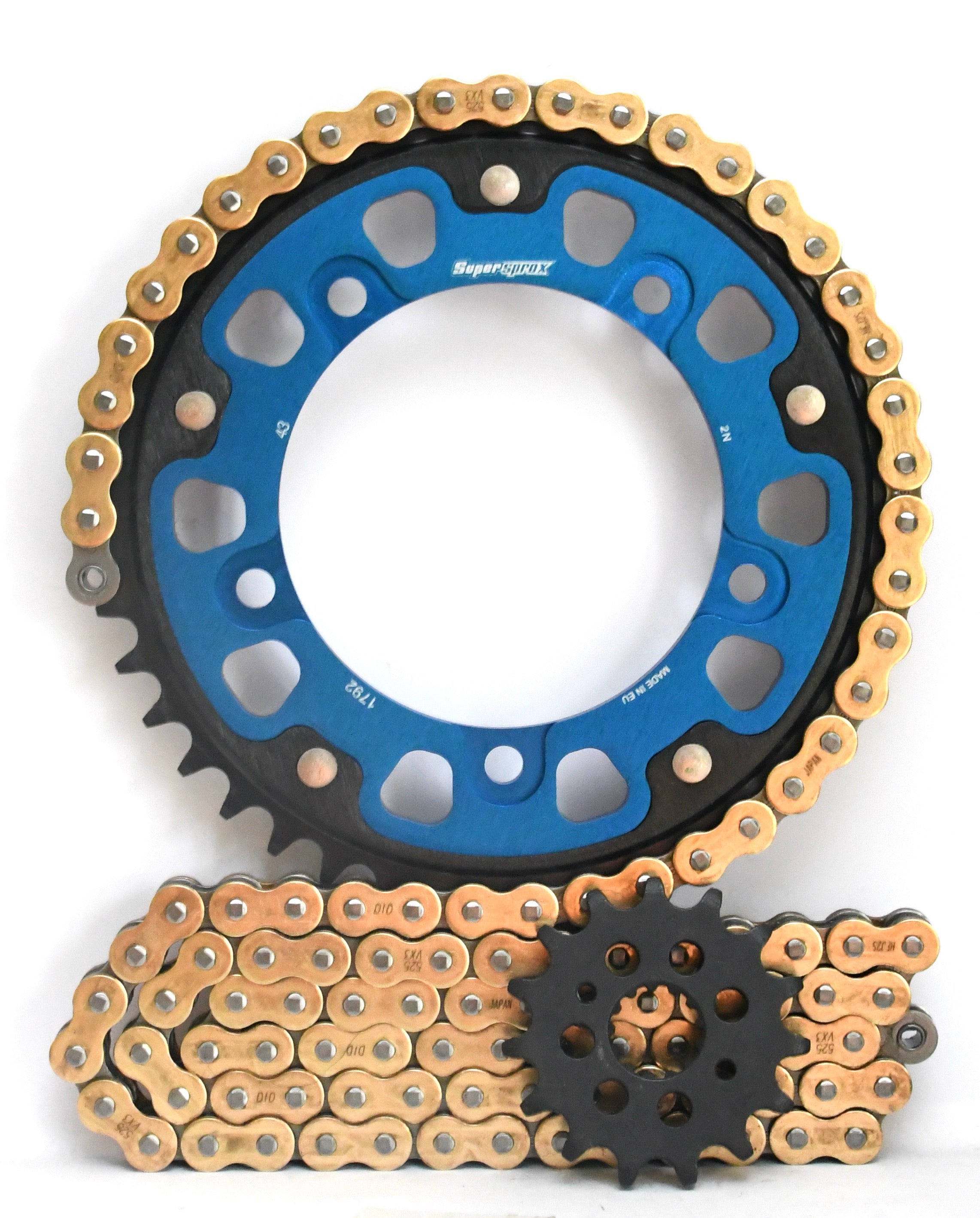 Supersprox Chain & Sprocket Kit for Suzuki GSX-R 1000 2007-2008 K7-K8 - Standard Gearing