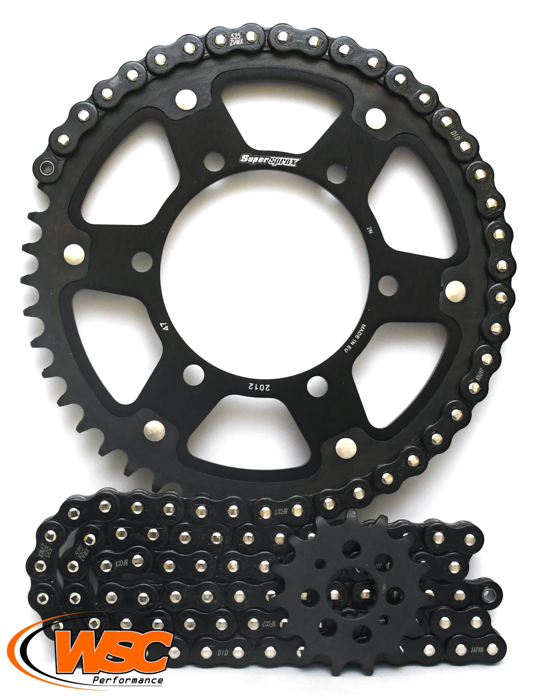 Supersprox Chain and Sprocket Kit - Triumph Daytona/Street Triple (Inc R) - Choose Your Gearing