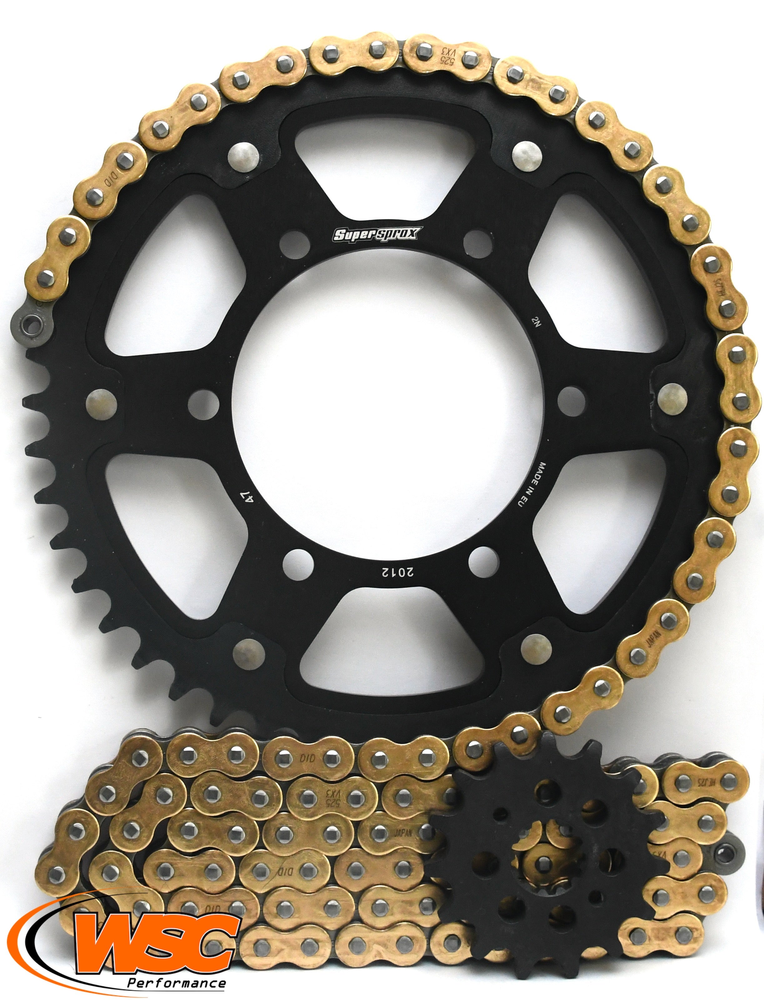 Supersprox Chain and Sprocket Kit - Triumph Daytona/Street Triple (Inc R) - Choose Your Gearing