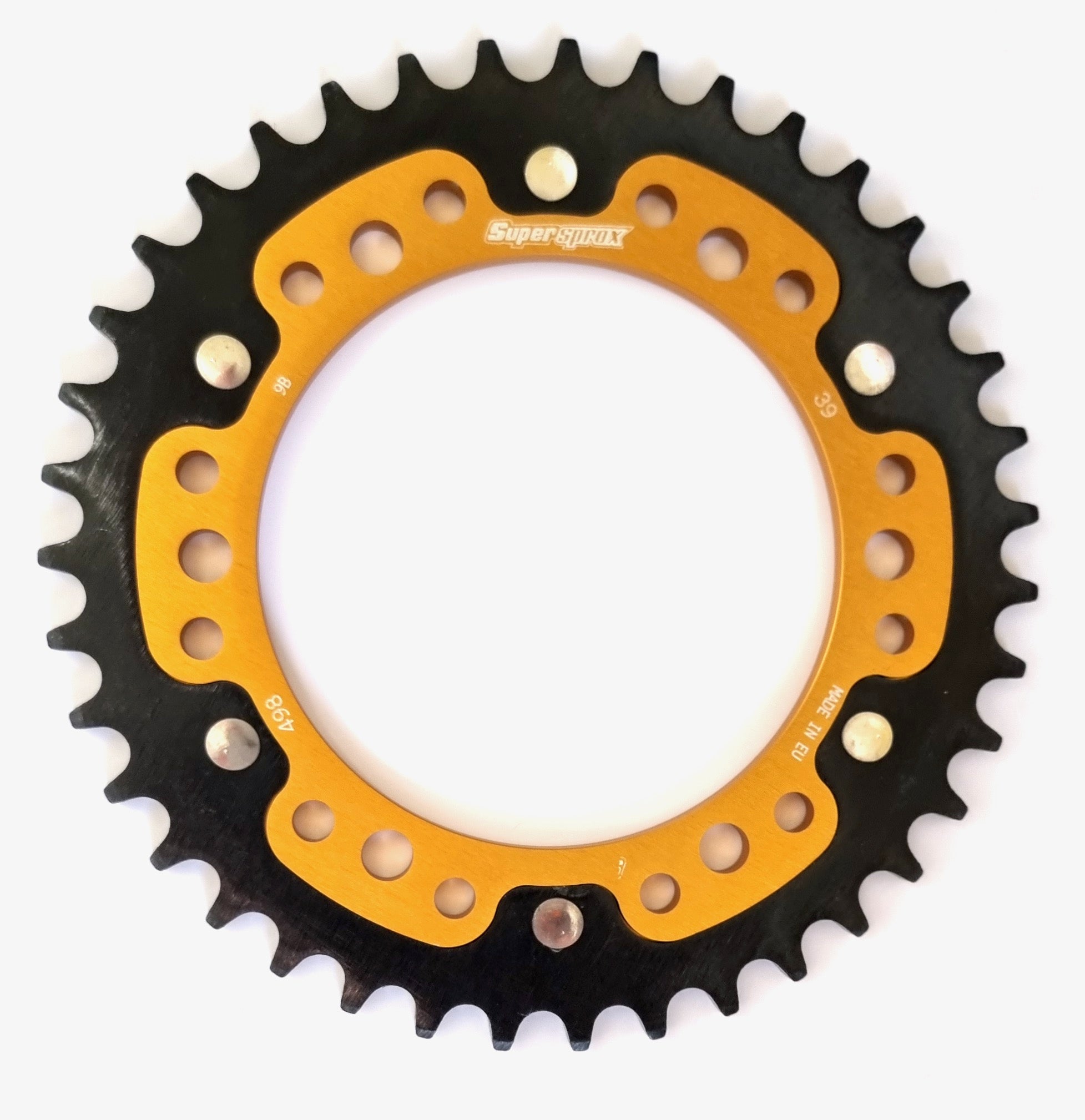 Supersprox Stealth 525 Pitch Rear Sprocket RST-498:39 - (525, 120mm Centre, 140mm PCD) For Dymag Wheels