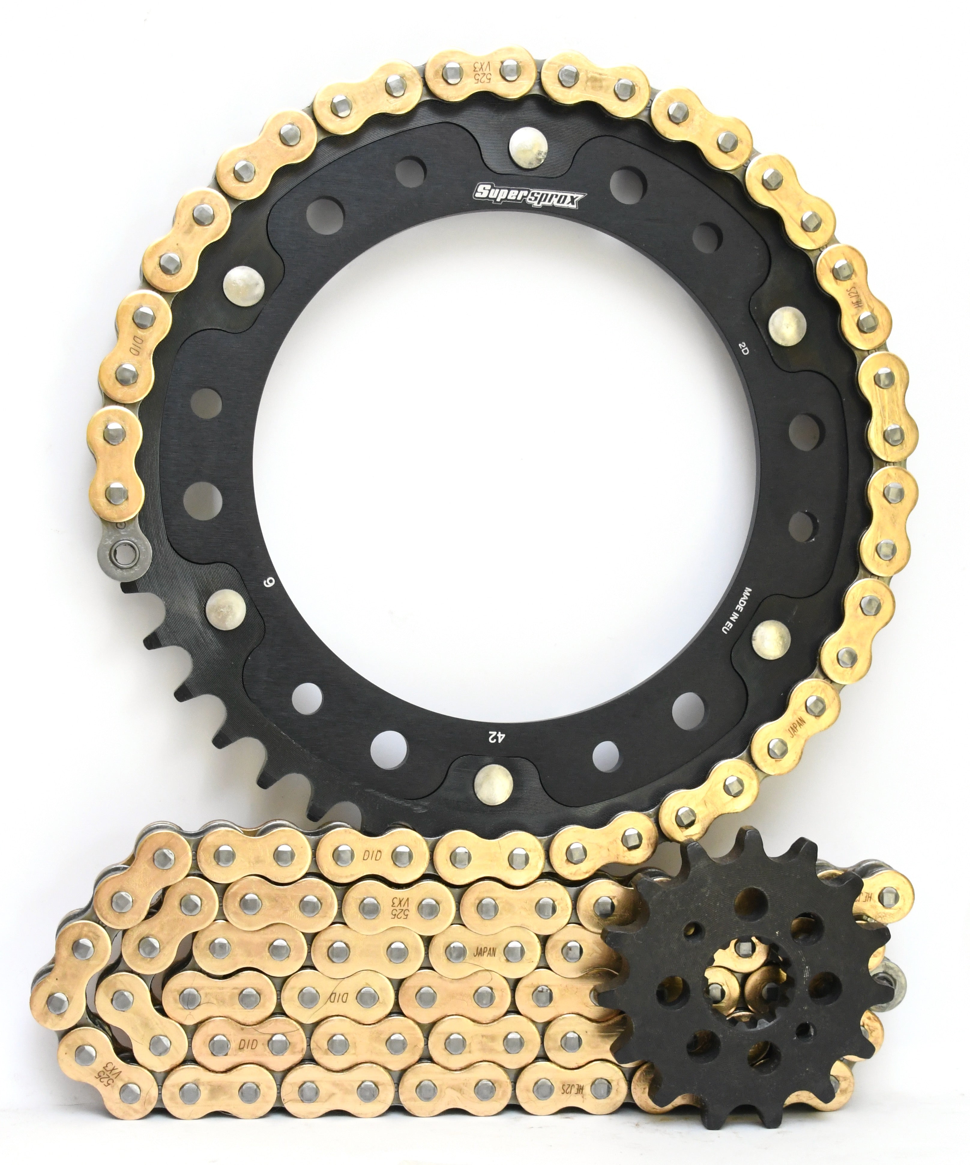 Supersprox Chain and Sprocket Kit - BMW F800GS 2008-2018 - Standard Gearing