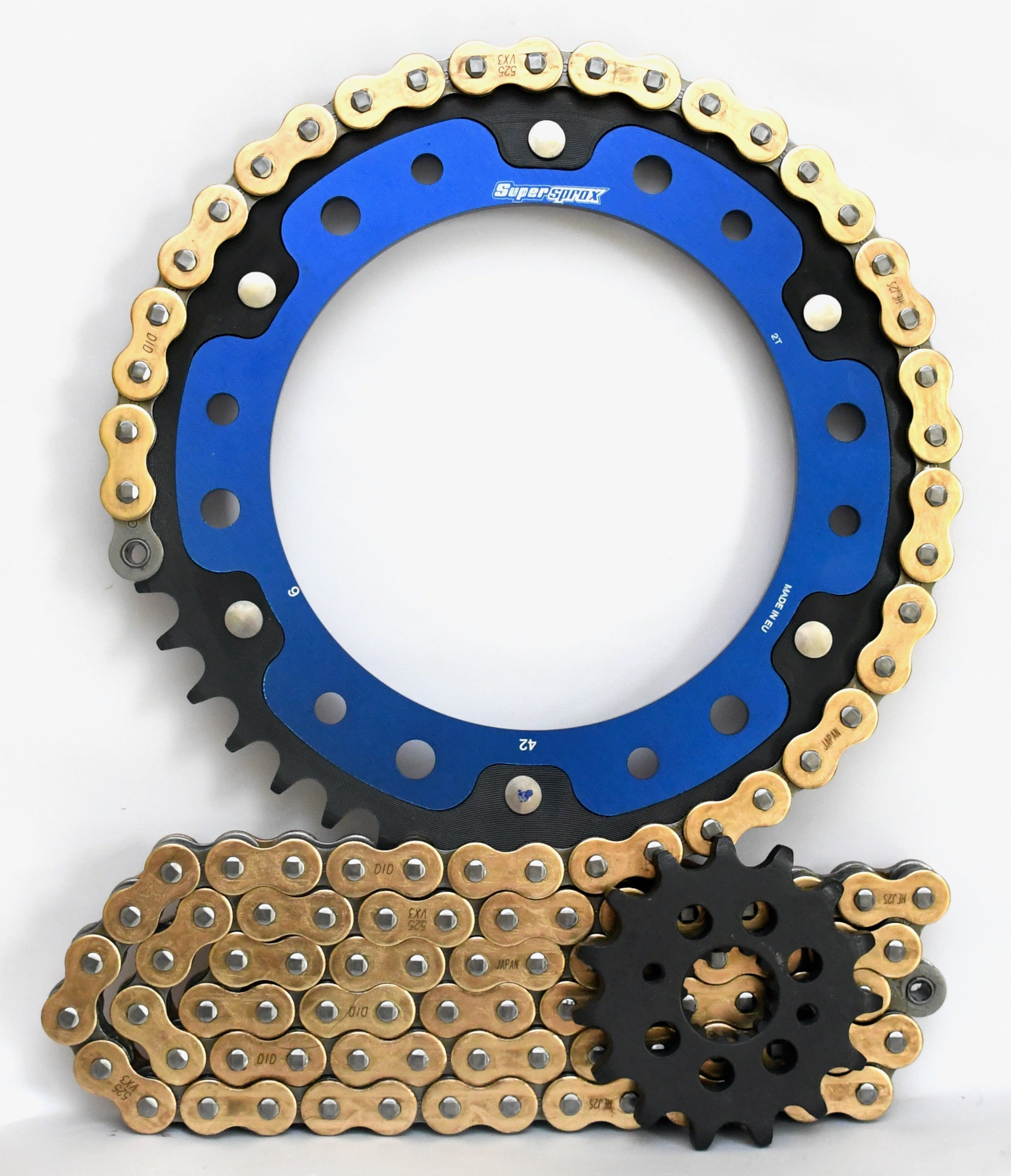 Supersprox Chain and Sprocket Kit - BMW F800GS 2008-2018 - Standard Gearing