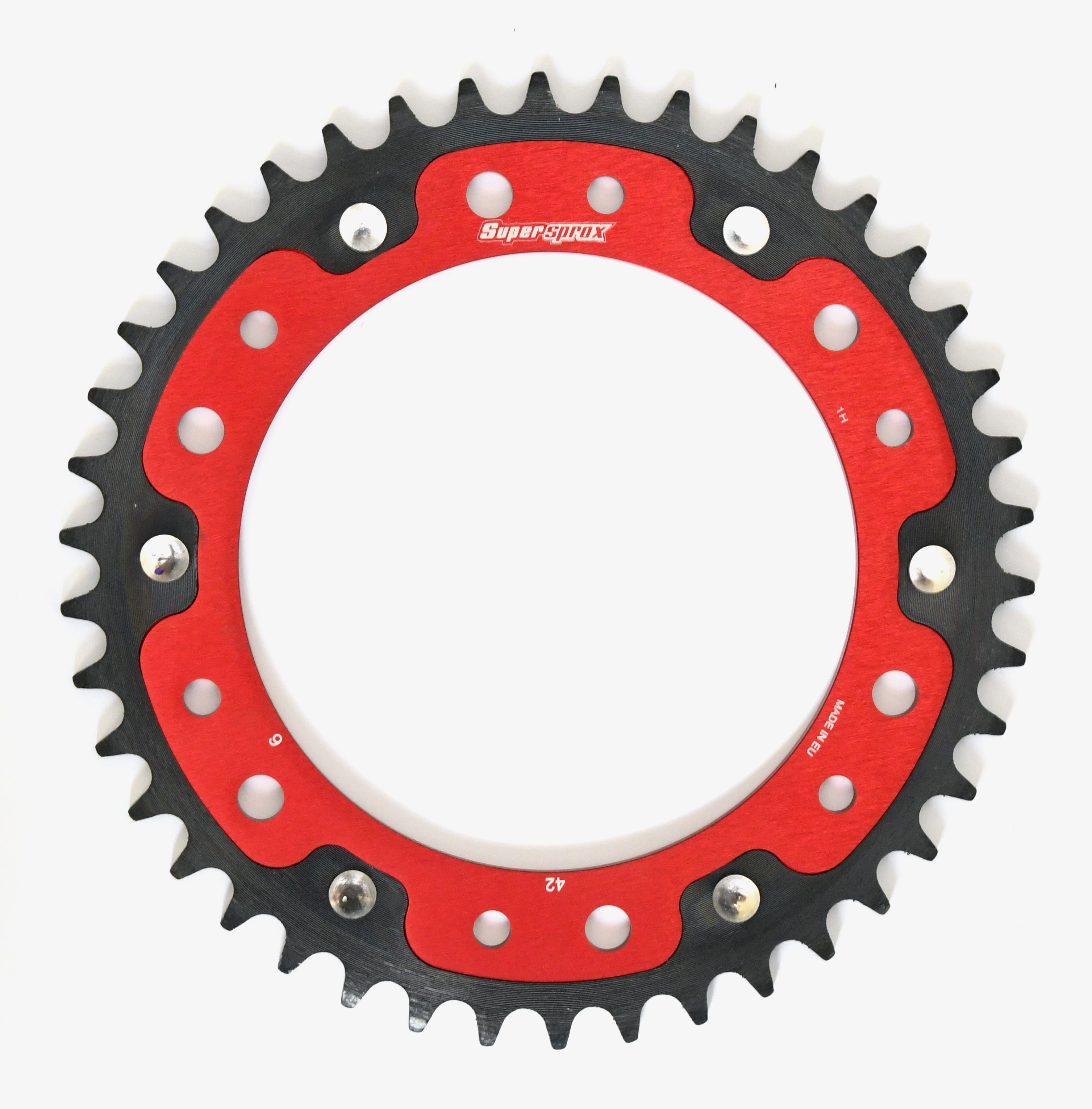 Buy red Supersprox Stealth Rear Sprocket RST-6:42