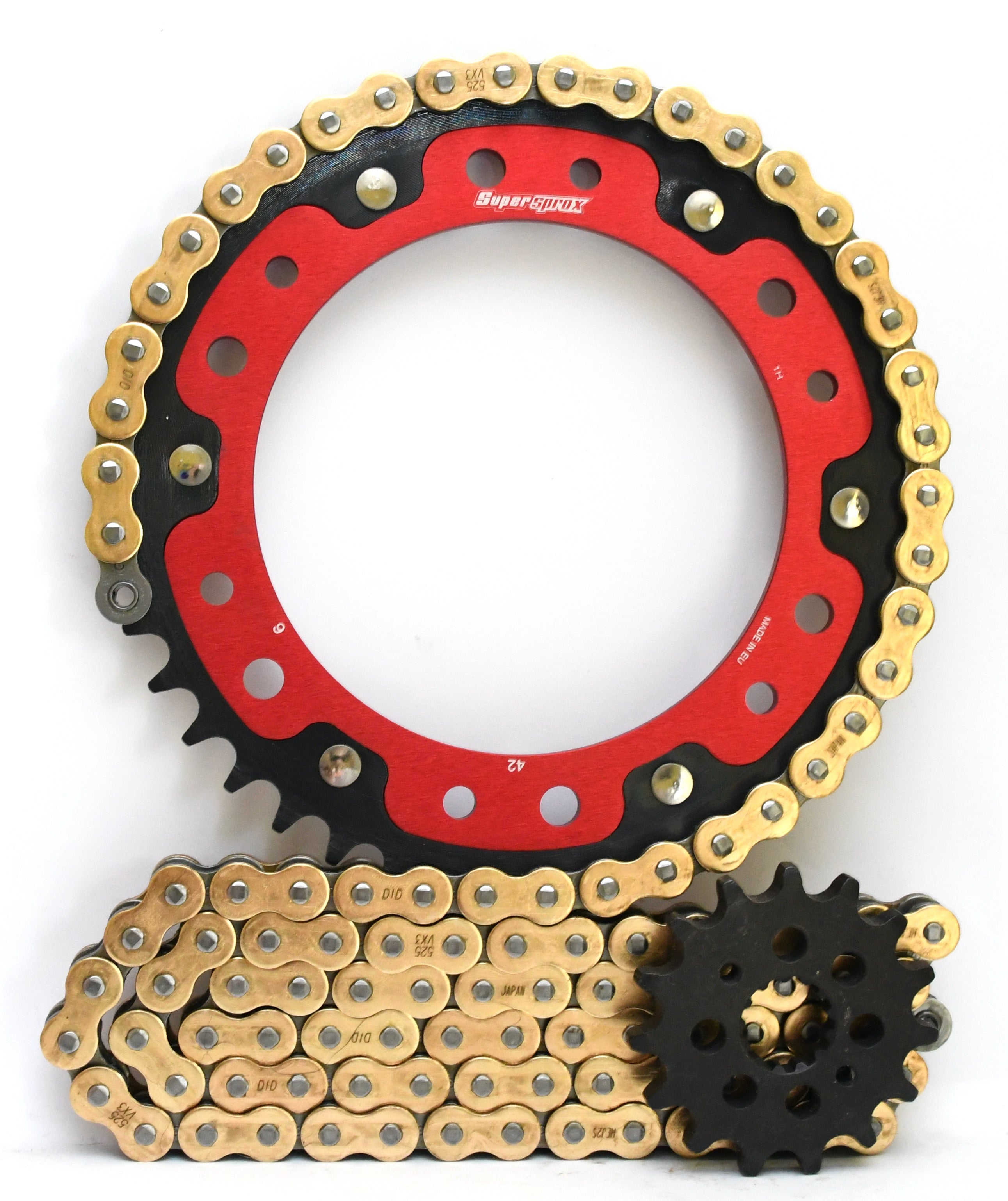 Supersprox Chain & Sprocket Kit for Triumph Speed Triple 1050 (Inc S/R) - Standard Gearing - 0