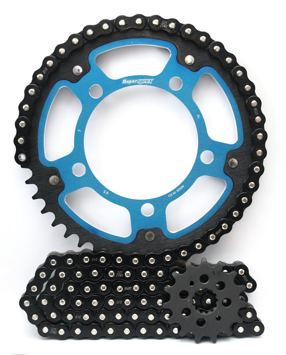 Supersprox Chain and Sprocket Kit - BMW S1000RR & R 2015-2018 Forged Wheels - Standard Gearing