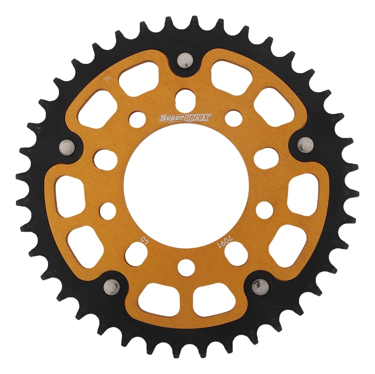 Supersprox Stealth 520 Pitch Rear Sprocket RST-7091 - (520, 76mm Centre, 100mm PCD)