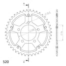Supersprox Stealth 520 Pitch Rear Sprocket RST-7091:42 - (520, 76mm Centre, 100mm PCD)-2