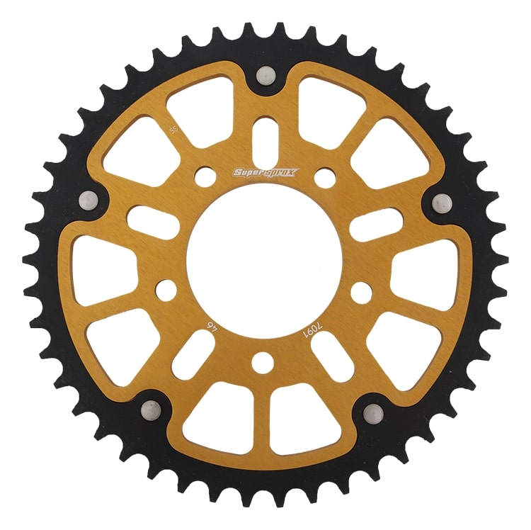 Supersprox Stealth 520 Pitch Rear Sprocket RST-7091:46 - (520, 76mm Centre, 100mm PCD)