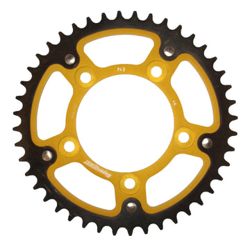 Buy gold Supersprox Stealth Rear Sprocket RST-743:44 - Standard