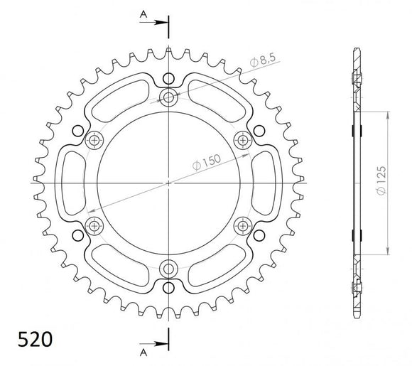 Supersprox Stealth Rear Sprocket RST-990:47