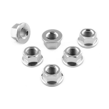 Stainless Steel Pro-Bolt M10 Sprocket Nut 10mm x 1.25mm (6 Pack)