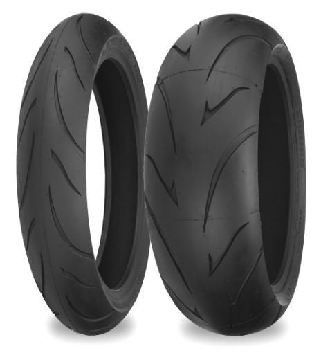 Shinko 011 Verge 200/50 ZR18 76V and 120/70 R18 59W