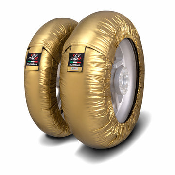 Buy gold Capit Suprema Spina Tyre Warmers