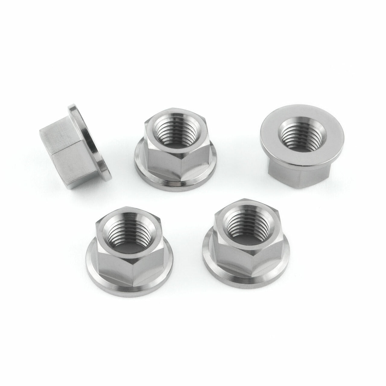 Pro-Bolt M10 Titanium Sprocket Nut 10mm x 1.25mm (5 Pack)