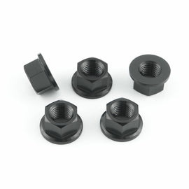 Buy black Pro-Bolt M10 Titanium Sprocket Nut 10mm x 1.25mm (5 Pack)