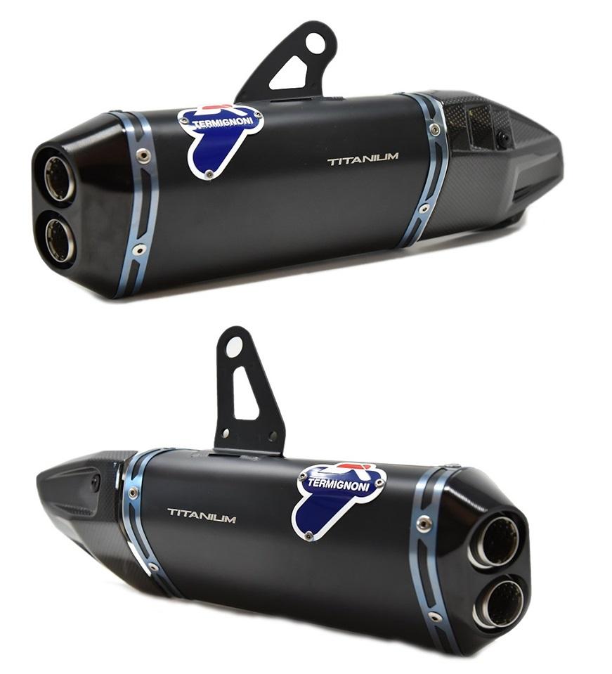 Termignoni Black Titanium Silencers D199 - Ducati Streetfighter V4 2020>