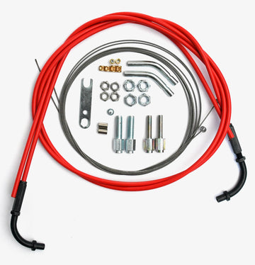 Buy red Venhill Universal Throttle Cable Kit for Domino XM2 Throttle