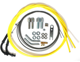 Buy yellow Venhill Universal Throttle Cable Kit for Domino XM2 Throttle