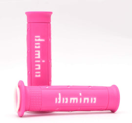 Buy pink-white Domino A250 XM2 Super Soft Dual Compound Grips - Choice of Colour
